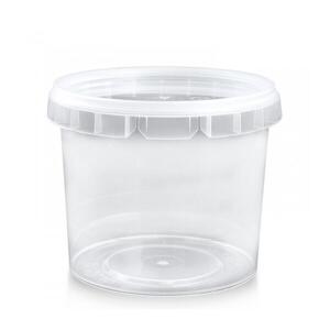 Ringlock Tub and Lid Clear 365ML (Case 415)