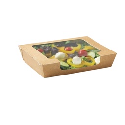 Kraft Window Salad Box 1000ML (Case 360)