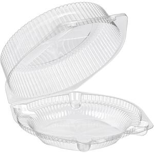 Lemon Meringue Hinge Containers Clear 385x194x60MM (Case 250)