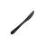 Reusable Plastic Fnife Black (Case 1000)