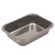 cPET Rectangular Food Produce Tray 2 Compartment Grey 220x155x42MM (Ccase 300)