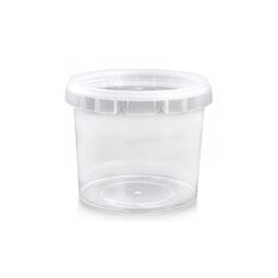 Ringlock Tub and Lid c/w Handle Clear 1180ML (Case 170)