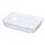 Single Cavity Food Produce Tray Clear 130x180x38MM (Case 416)