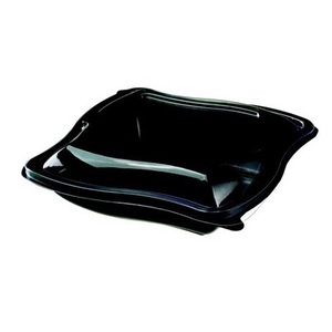 Wave Salad Container Base & Lid Clear 250ML (Case 480)