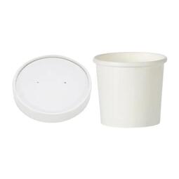 Heavy Duty Food Containers and Lid Combi White 16OZ (Case 250)