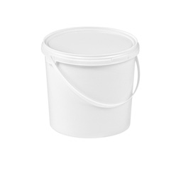 Bucket & Lid White 5 Litre (Case 100)