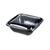 Square Salad Bowl Base and Lids Black 500Ml (Case 400)