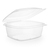 PLA Hinged Deli Pot Clear 24OZ (Case 200)