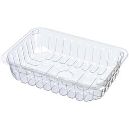 Single Cavity Food Produce Tray Clear 221x131x45MM (Case 450)