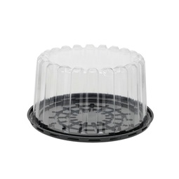 Round Cake Container Black Base & Clear Lid 60MM (Case 150)