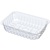 Single Cavity Food Produce Tray Shallow Clear 220x170x38MM (Case 384)