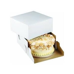 Wedding Cake Box & Lid White 12x12x6" (Case 50)
