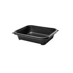Faerch Microwavable Tray 1 Compartment Black 36OZ (Case 400)