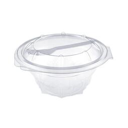 Hinged Salad Bowl Clear 500ML 125x60MM (Case 360)