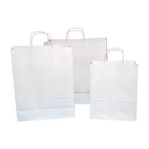 Paper Bag with Twist Handle White 320x140x410MM (Case 125)