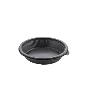Faerch Burrito Microwavable Bowl Black 650ML (Case 464)