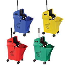 SYR Lady Bug Combo Mop Bucket c/w Castors Red 15 Litre