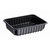 Single Cavity Food Produce Tray Black 239x167x55MM (Case 400)