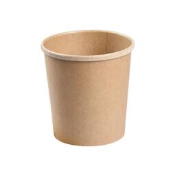 Kraft PE Lined Soup Container 8OZ/227ML (Case 500)