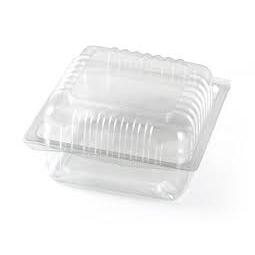 Roll Bap Sandwich Box Single Roll Clear (Case 300)