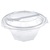 Oval Salad Container Clear 375ML (Case 400)