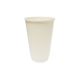 Double Wall Cup Matt White 12OZ (Case 500)