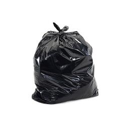 General Purpose Flat Packed Waste Refuse Sacks Heavy Duty Black 18x29x39" (Case 200)