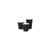 Ripple Double Wall Cup Black 16OZ (Case 500)