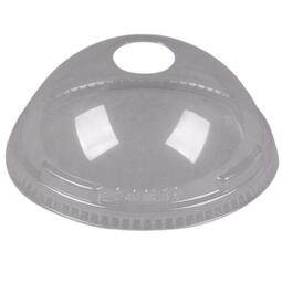 rPET Smoothie Cup Domed Lid 12OZ (Case 1000)