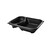 Faerch Microwavable Tray 2 Compartment Black 36OZ (Case365)