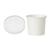 Heavy Duty Food Containers and Lid Combi White 16OZ (Case 250)