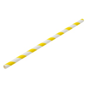Striped Paper Straws Mixed Colours (Case 250)