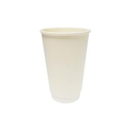 Double Wall Cup Matt White 8OZ (Case 500)