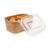 Kraft Microwave Food Lid 500ML (Case 300)