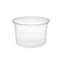 Vegware PLA Round Deli Container Round Clear 12OZ (Case 500)