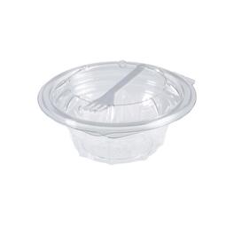 Hinged Salad Bowl Clear 600ML 140x65MM (Case 300)