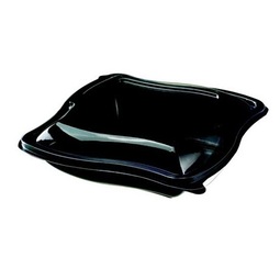 Wave Salad Container Base & Lid Clear 250ML (Case 480)
