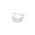 Hinged Rectangular Tub Clear 370ML (Case 600)