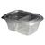 Oval Salad Bowl with Lid Two Compartment 750ML (Case 1500)