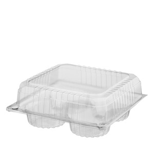 Cupcake Container Clear 4 Cavity (Case 300)