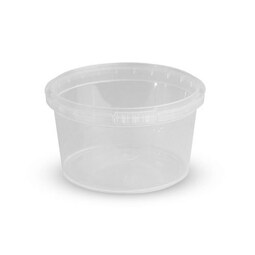 Ringlock Tub & Lid Clear 180ML (Case 448)