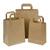 Kraft Paper Carrier Bag with Handle Small 7x10x8.5" (Case 250)