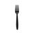 Reusable Plastic Fork Black (Case 1000)