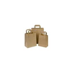 Kraft Paper Carrier Bag with Handle Large 10x15x12" (Case 250)