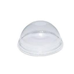 rPET Smoothie Cup Domed Lid No Hole 9OZ (Case 2000)