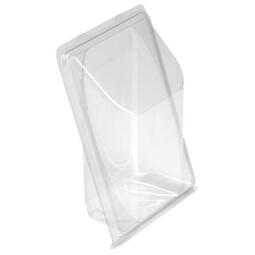 Tortilla Wrap Hinged Container Clear (Case 400)