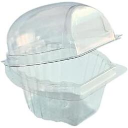 Single Cavity Cupcake Container