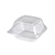 Hinged Lid Bap Container Clear 130x130x75MM (Case 600)