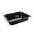 cPET Rectangular Food Produce Tray Black 220x150x45MM (Case 370)