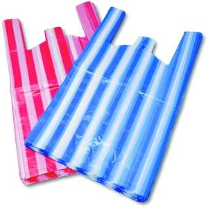 Heavy Duty Striped Counter Bag Assorted  8x10'' (Case 1000)